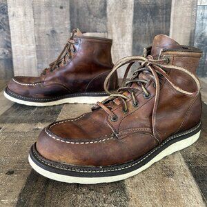 Red Wing 1907 Heritage Moc Toe Work Boots Mens 11 D